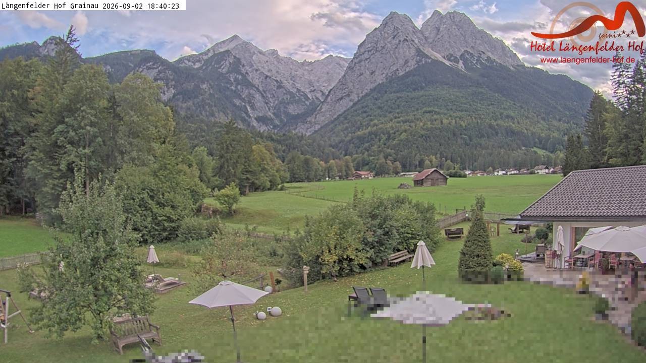 Archiv Foto Webcam Zugspitzdorf Grainau: Längenfelder Hof