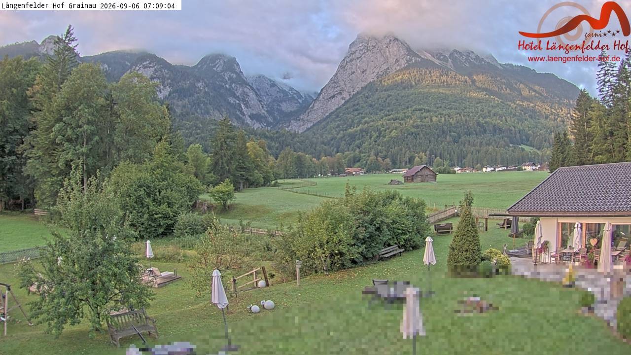 Archiv Foto Webcam Zugspitzdorf Grainau: Längenfelder Hof