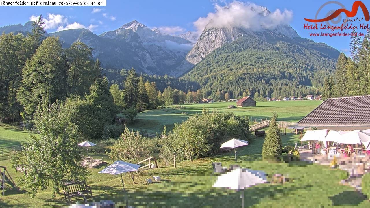 Archiv Foto Webcam Zugspitzdorf Grainau: Längenfelder Hof