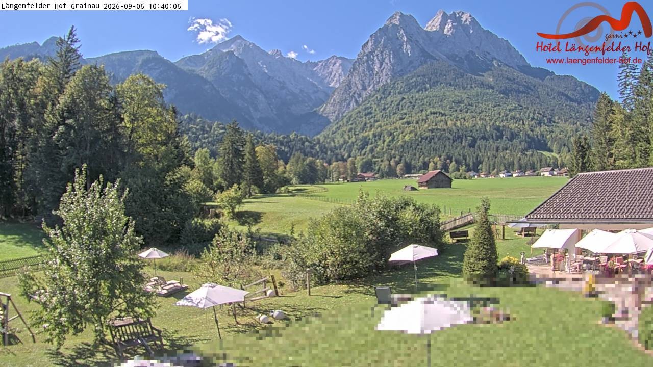 Archiv Foto Webcam Zugspitzdorf Grainau: Längenfelder Hof
