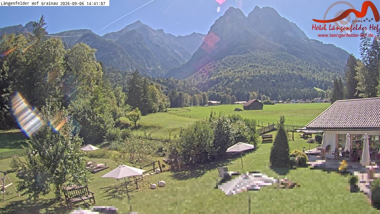 Archiv Foto Webcam Zugspitzdorf Grainau: Längenfelder Hof