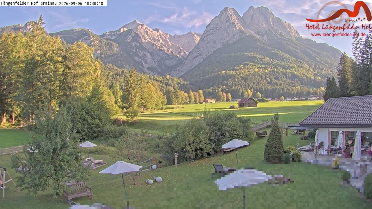 Archiv Foto Webcam Zugspitzdorf Grainau: Längenfelder Hof