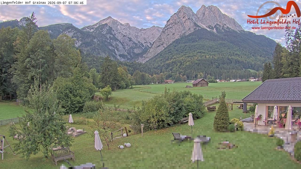 Archiv Foto Webcam Zugspitzdorf Grainau: Längenfelder Hof