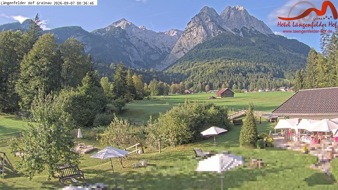 Archiv Foto Webcam Zugspitzdorf Grainau: Längenfelder Hof