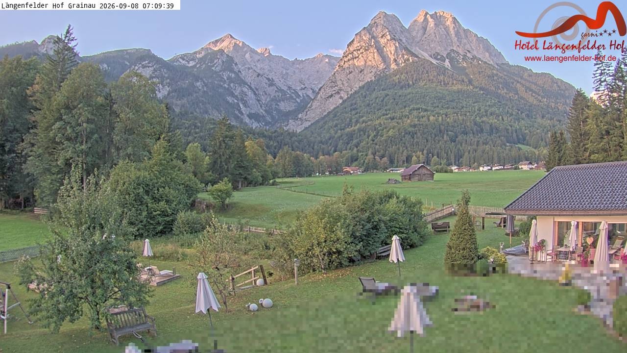 Archiv Foto Webcam Zugspitzdorf Grainau: Längenfelder Hof