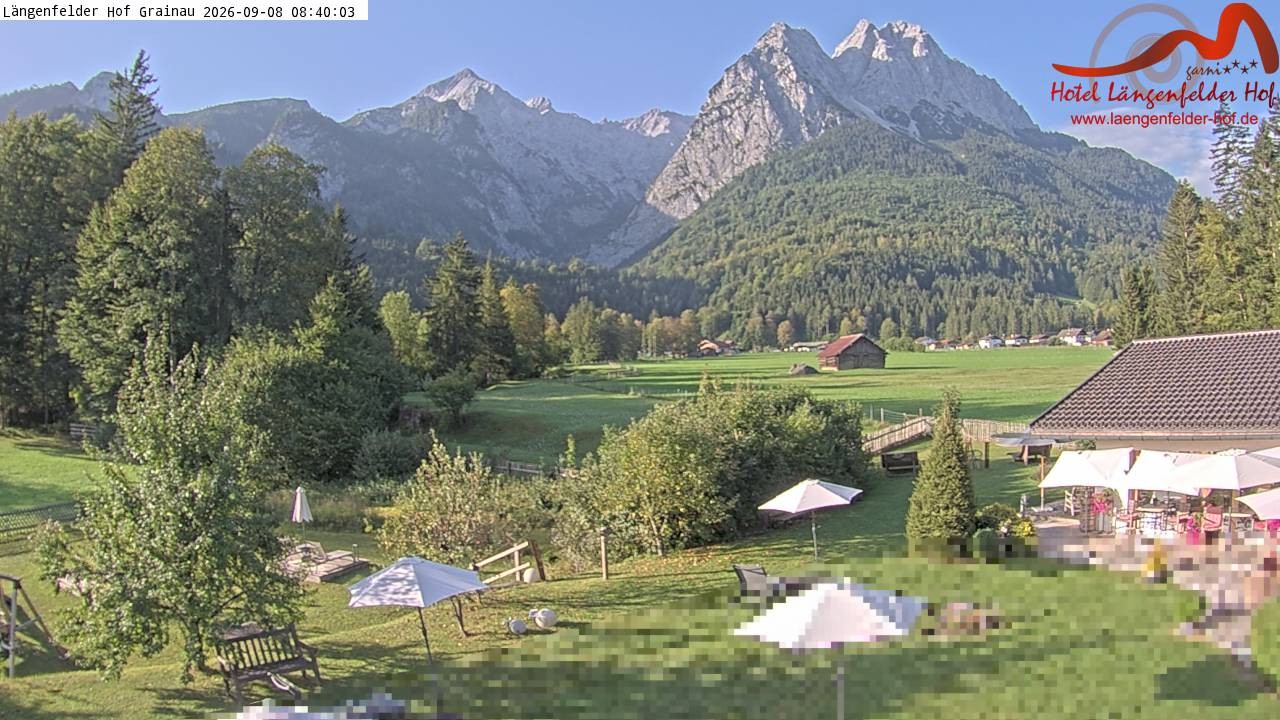 Archiv Foto Webcam Zugspitzdorf Grainau: Längenfelder Hof