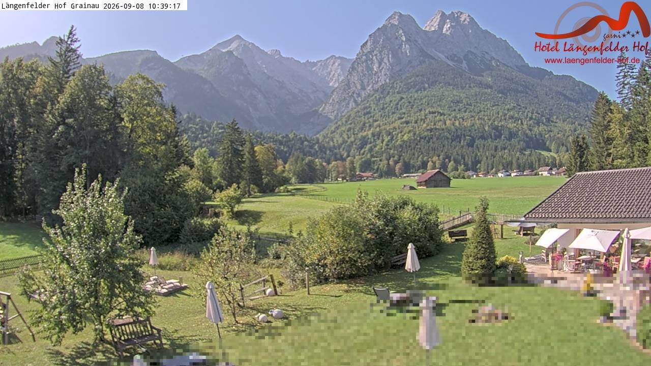 Archiv Foto Webcam Zugspitzdorf Grainau: Längenfelder Hof