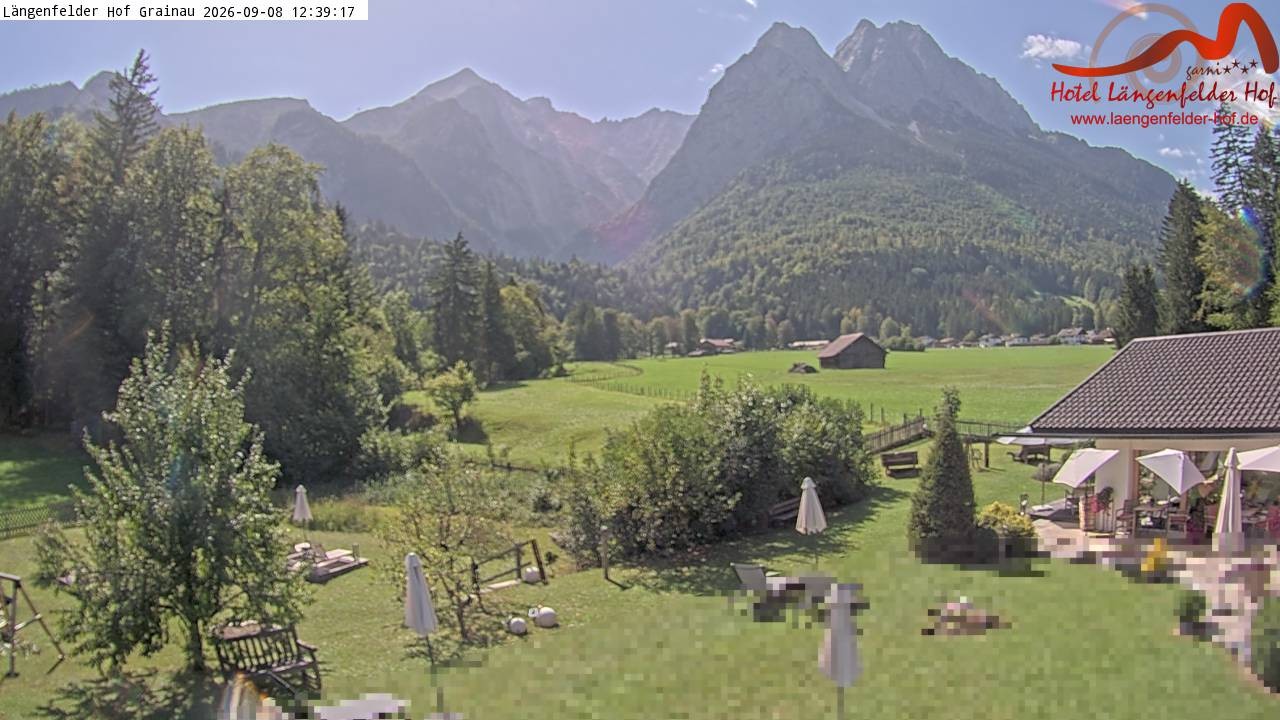 Archiv Foto Webcam Zugspitzdorf Grainau: Längenfelder Hof