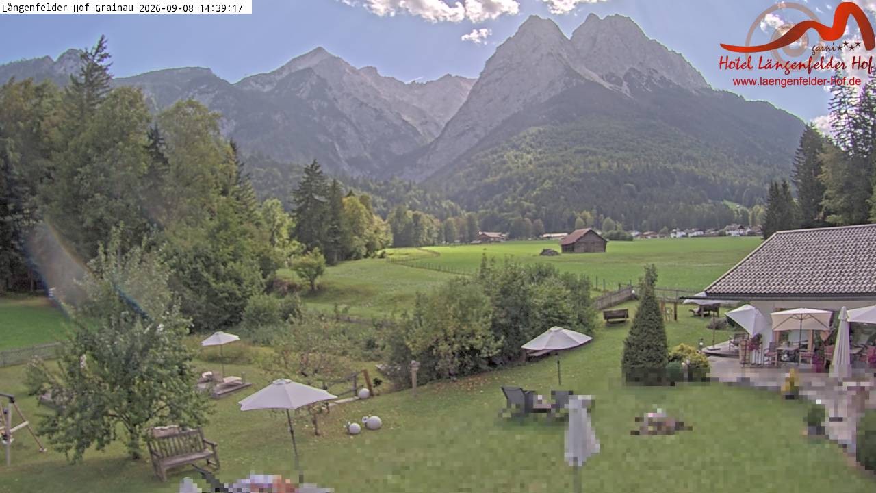 Archiv Foto Webcam Zugspitzdorf Grainau: Längenfelder Hof
