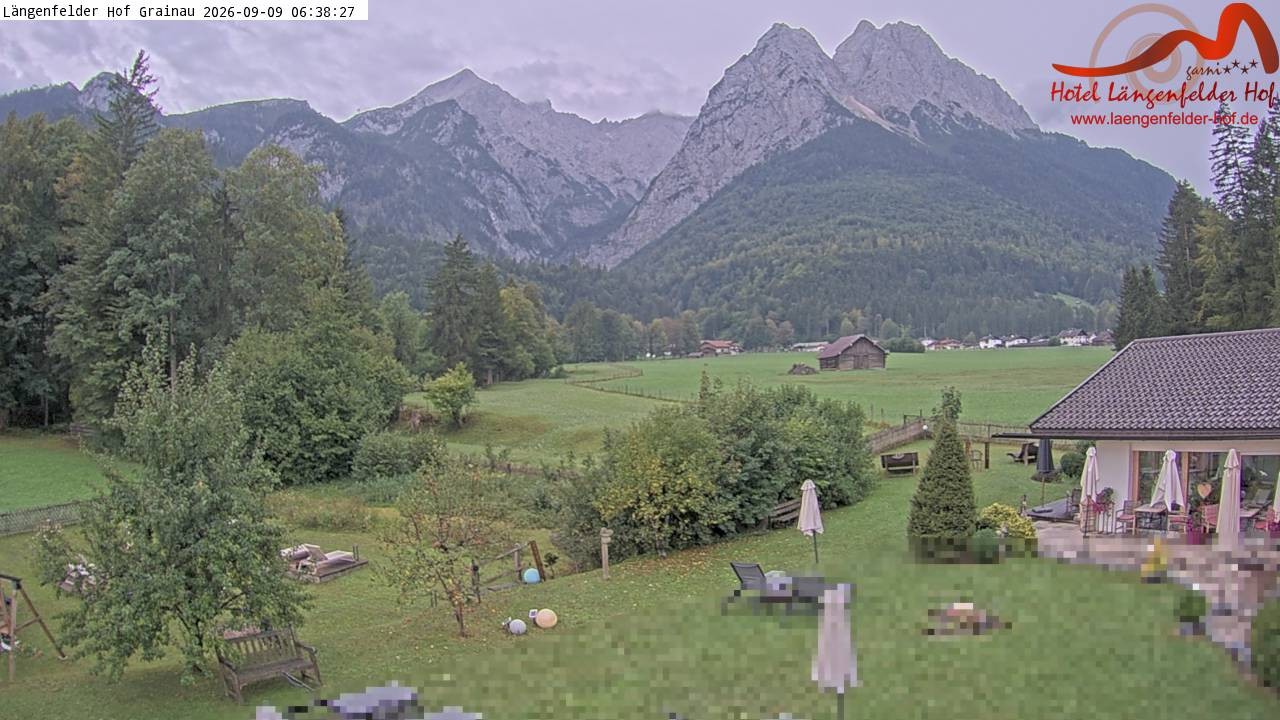 Archiv Foto Webcam Zugspitzdorf Grainau: Längenfelder Hof