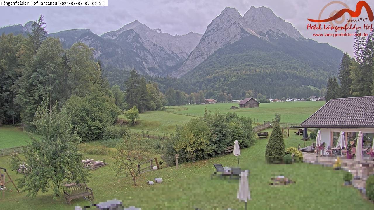 Archiv Foto Webcam Zugspitzdorf Grainau: Längenfelder Hof