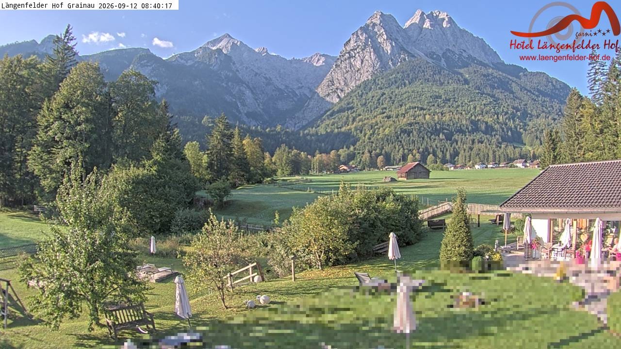 Archiv Foto Webcam Zugspitzdorf Grainau: Längenfelder Hof