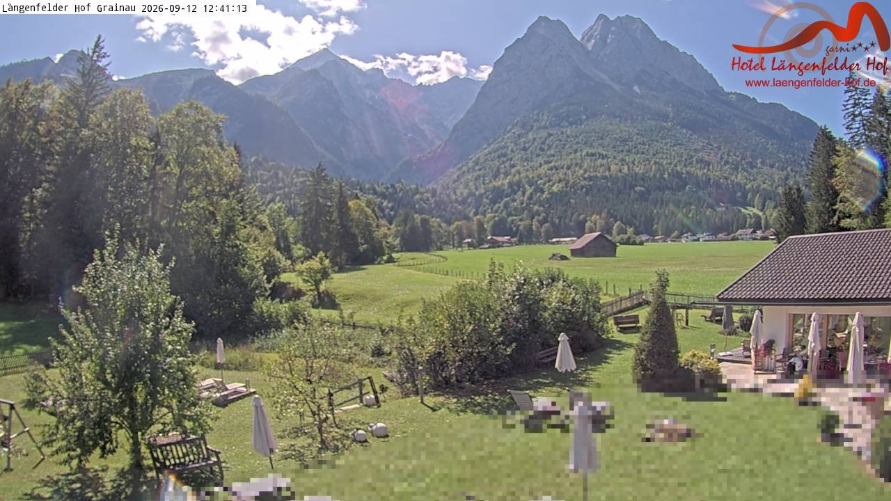 Archiv Foto Webcam Zugspitzdorf Grainau: Längenfelder Hof
