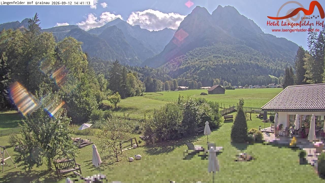Archiv Foto Webcam Zugspitzdorf Grainau: Längenfelder Hof