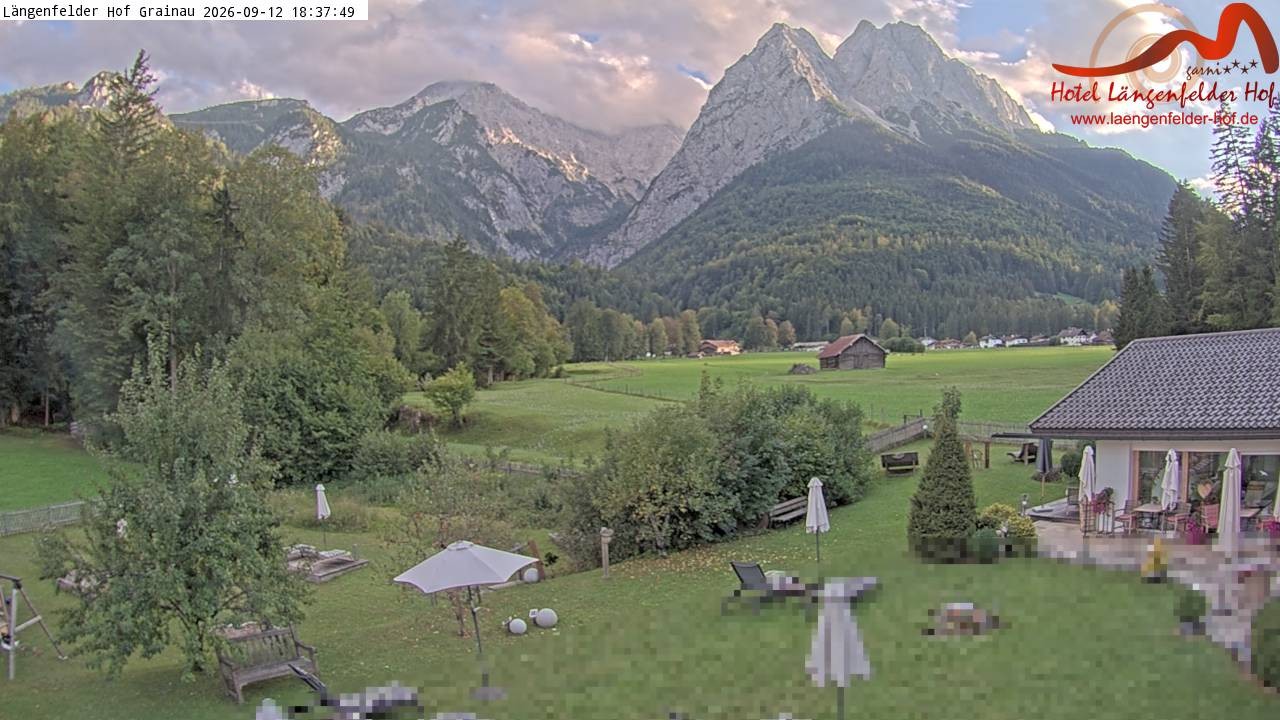 Archiv Foto Webcam Zugspitzdorf Grainau: Längenfelder Hof