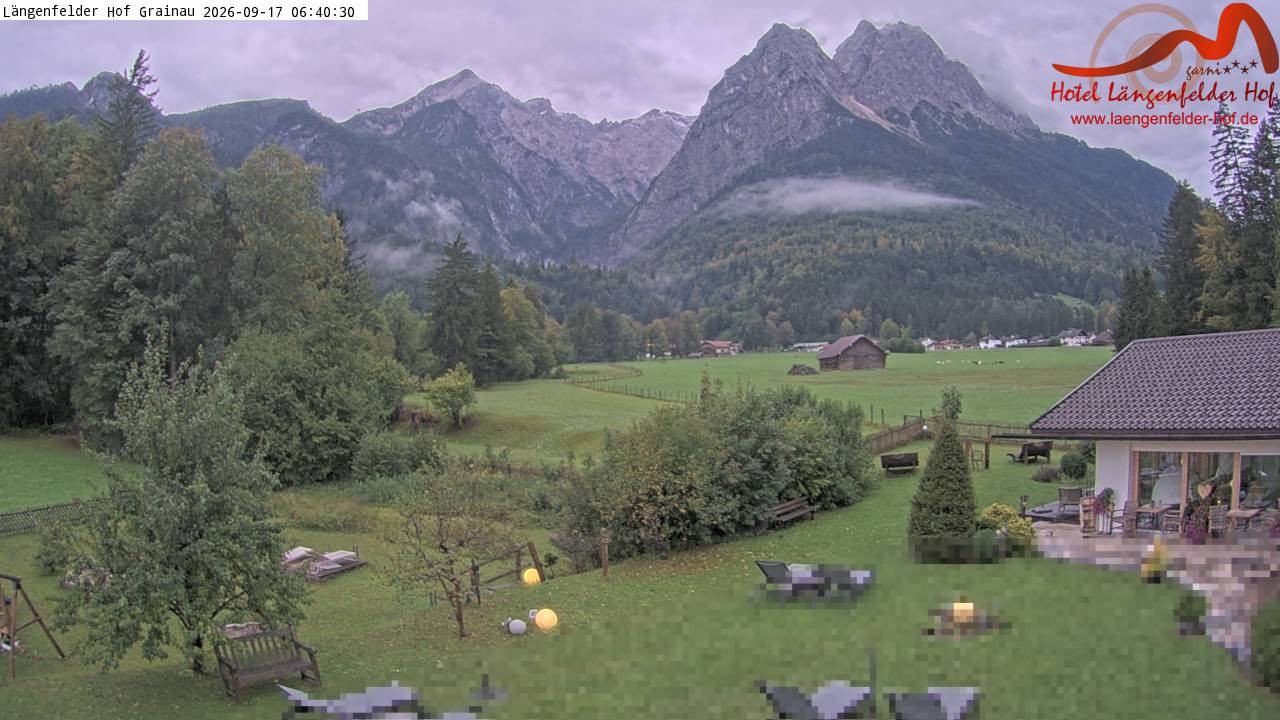 Archiv Foto Webcam Zugspitzdorf Grainau: Längenfelder Hof