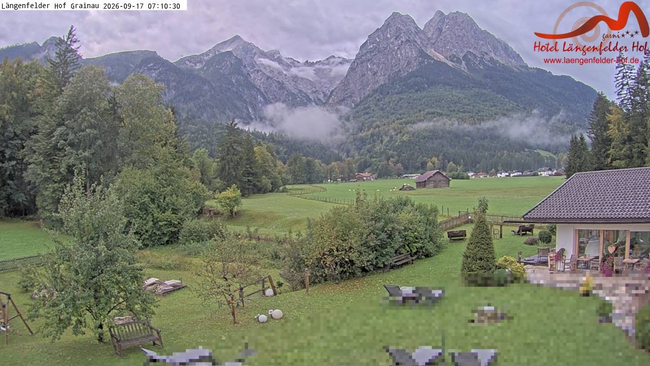 Archiv Foto Webcam Zugspitzdorf Grainau: Längenfelder Hof