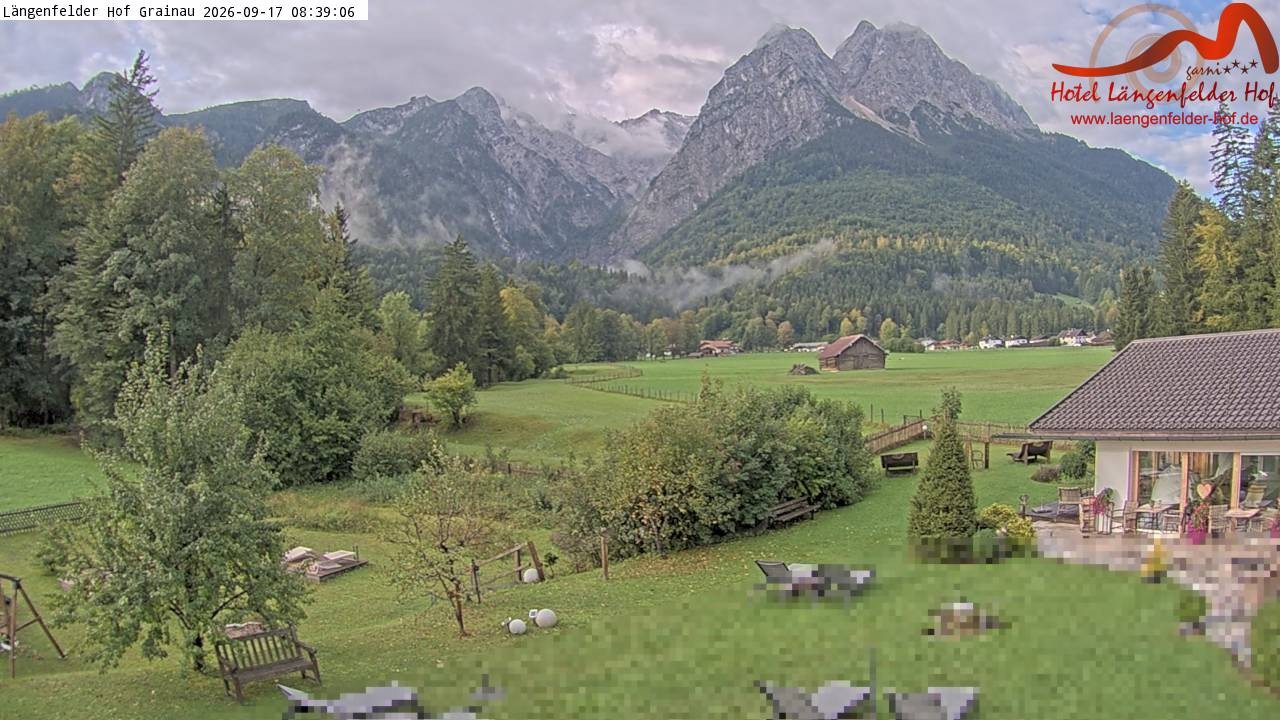 Archiv Foto Webcam Zugspitzdorf Grainau: Längenfelder Hof
