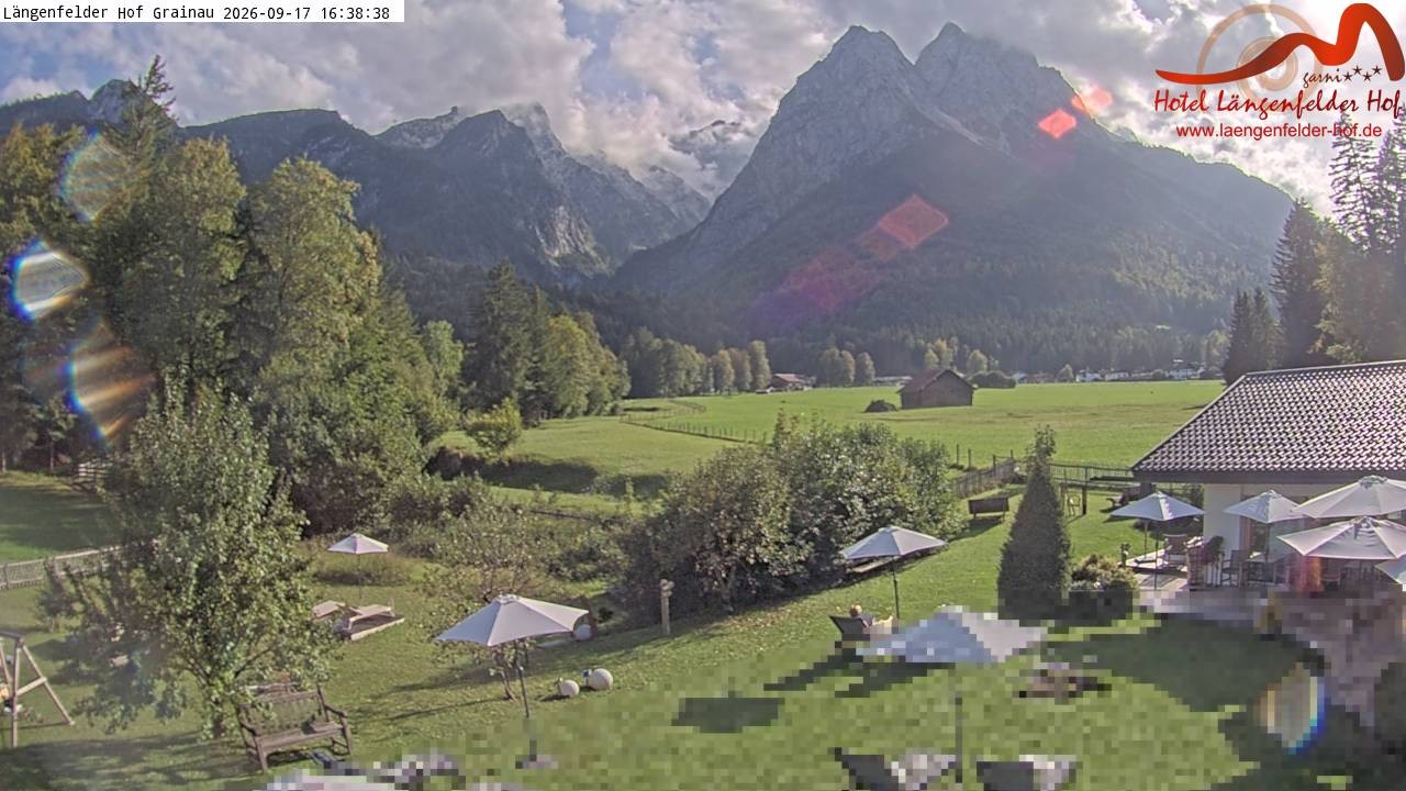 Archiv Foto Webcam Zugspitzdorf Grainau: Längenfelder Hof