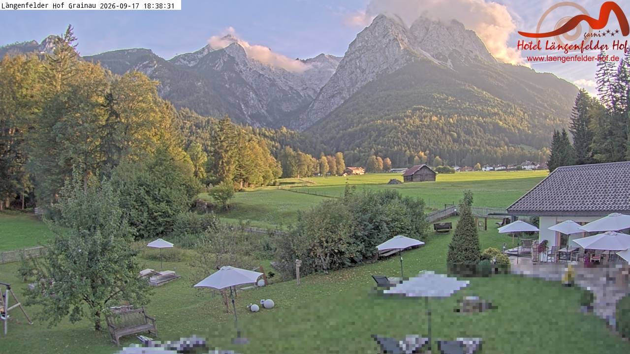 Archiv Foto Webcam Zugspitzdorf Grainau: Längenfelder Hof