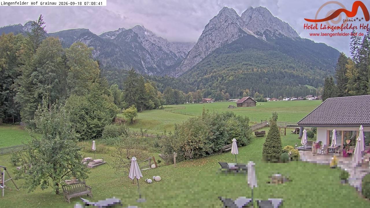 Archiv Foto Webcam Zugspitzdorf Grainau: Längenfelder Hof