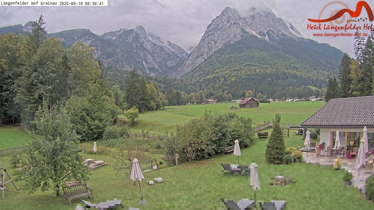Archiv Foto Webcam Zugspitzdorf Grainau: Längenfelder Hof
