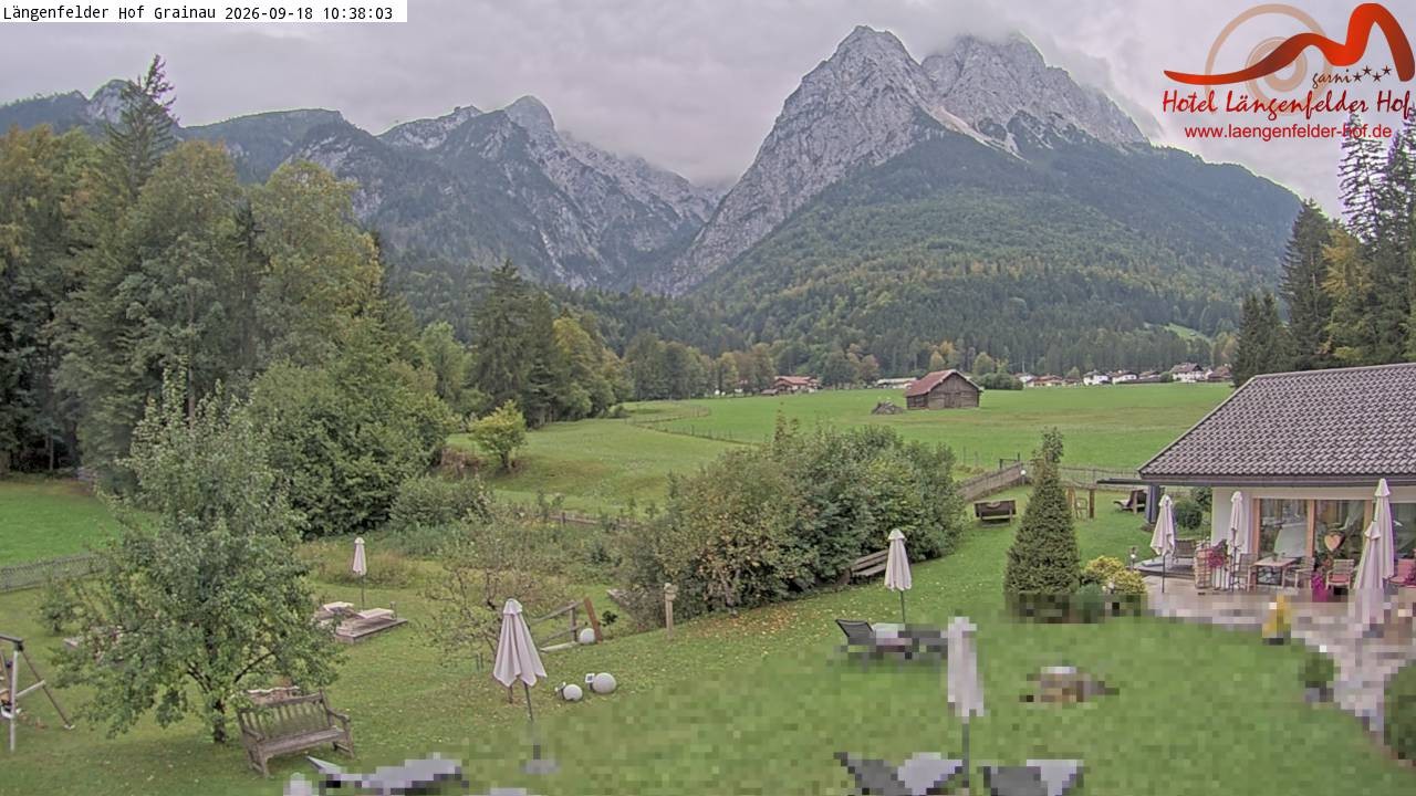 Archiv Foto Webcam Zugspitzdorf Grainau: Längenfelder Hof