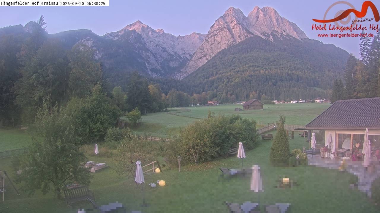 Archiv Foto Webcam Zugspitzdorf Grainau: Längenfelder Hof