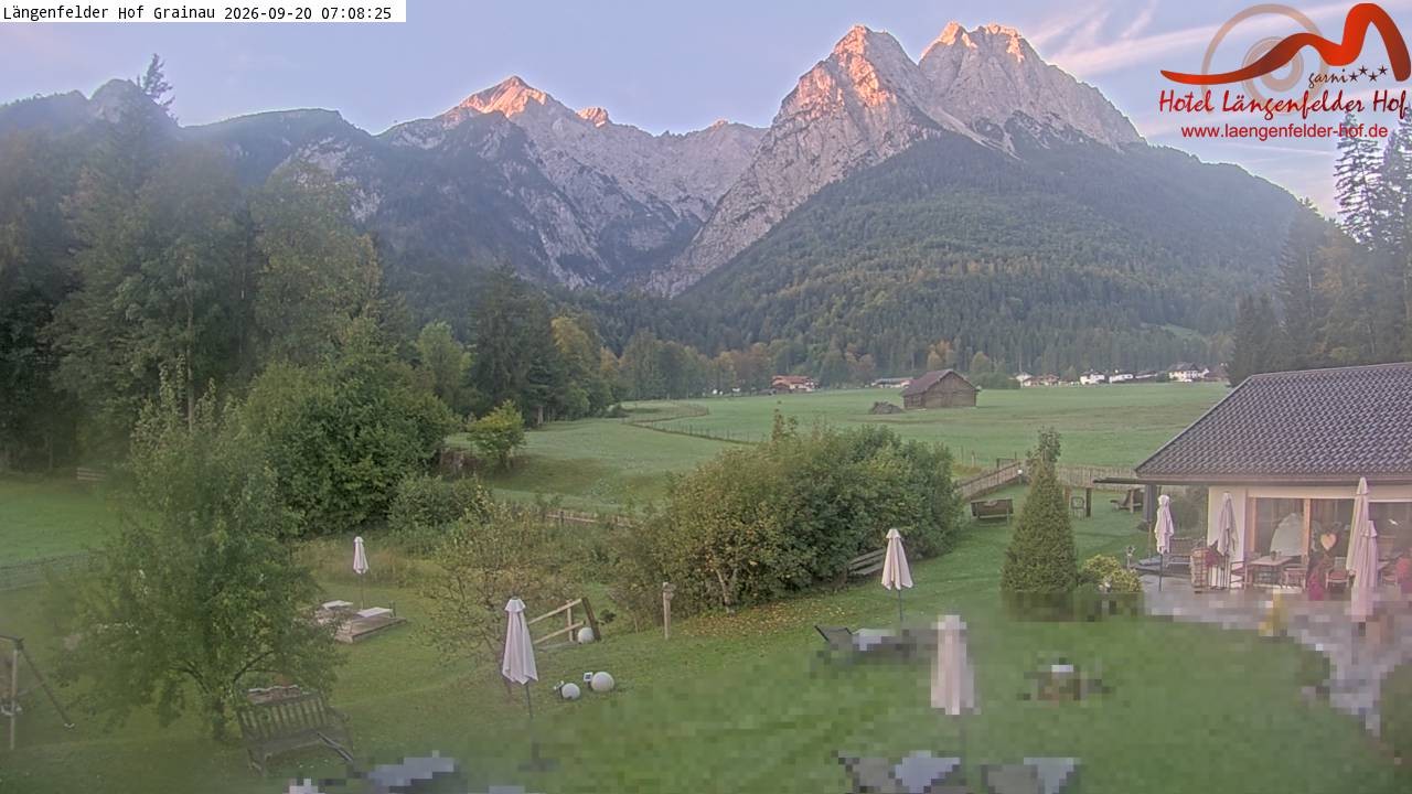 Archiv Foto Webcam Zugspitzdorf Grainau: Längenfelder Hof