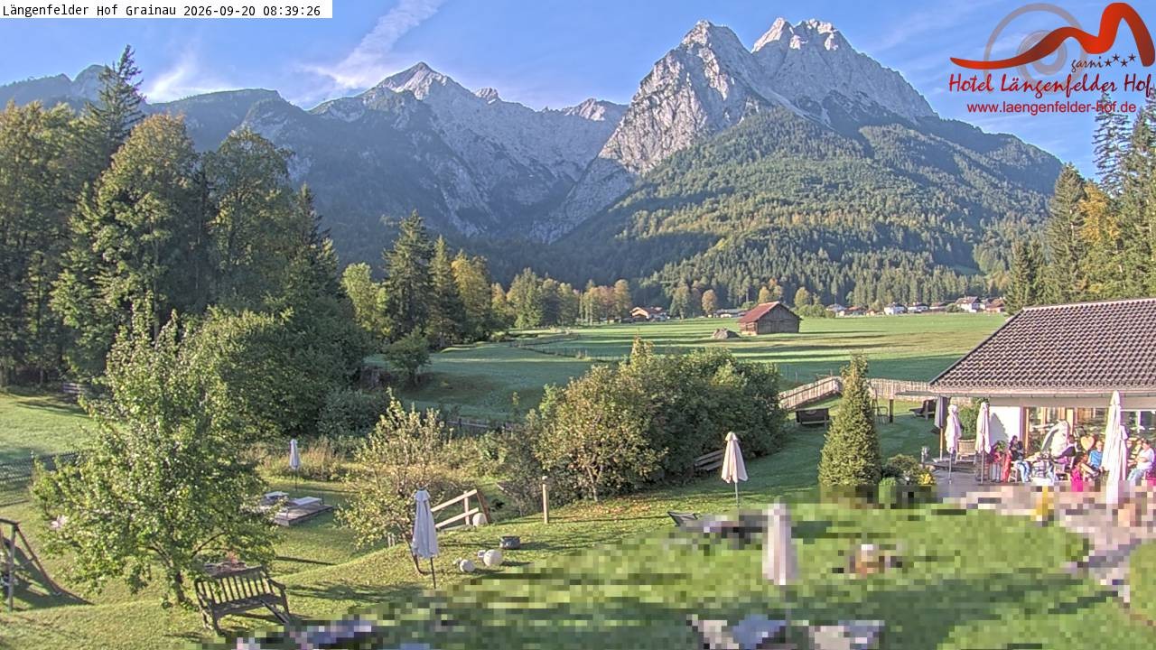 Archiv Foto Webcam Zugspitzdorf Grainau: Längenfelder Hof