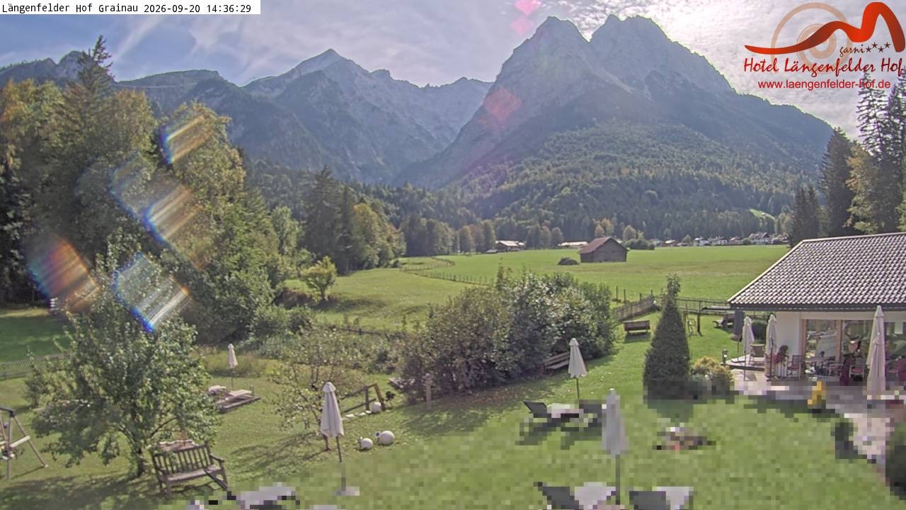 Archiv Foto Webcam Zugspitzdorf Grainau: Längenfelder Hof