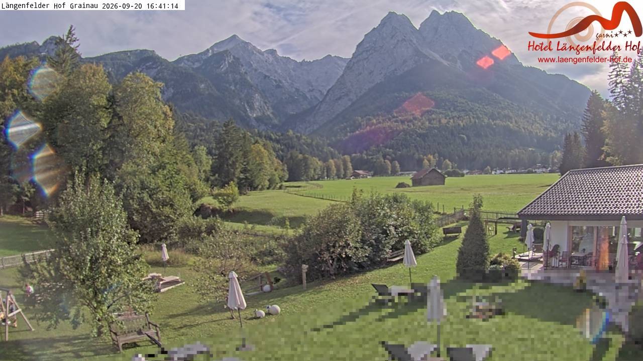 Archiv Foto Webcam Zugspitzdorf Grainau: Längenfelder Hof