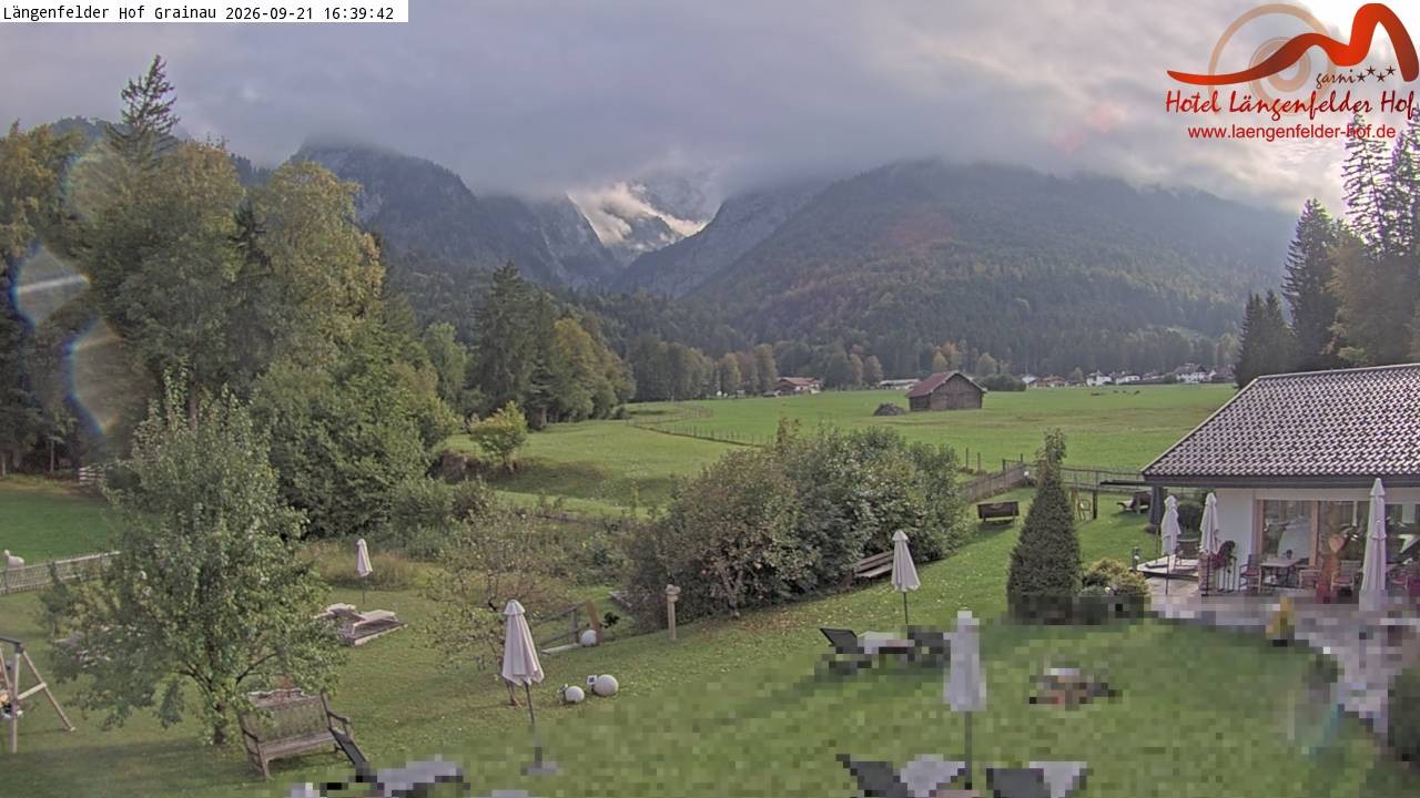 Archiv Foto Webcam Zugspitzdorf Grainau: Längenfelder Hof