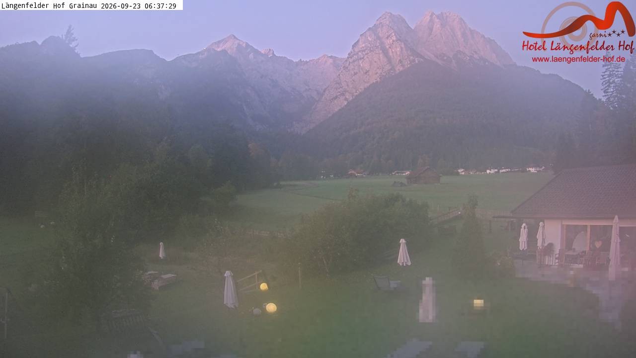 Archiv Foto Webcam Zugspitzdorf Grainau: Längenfelder Hof