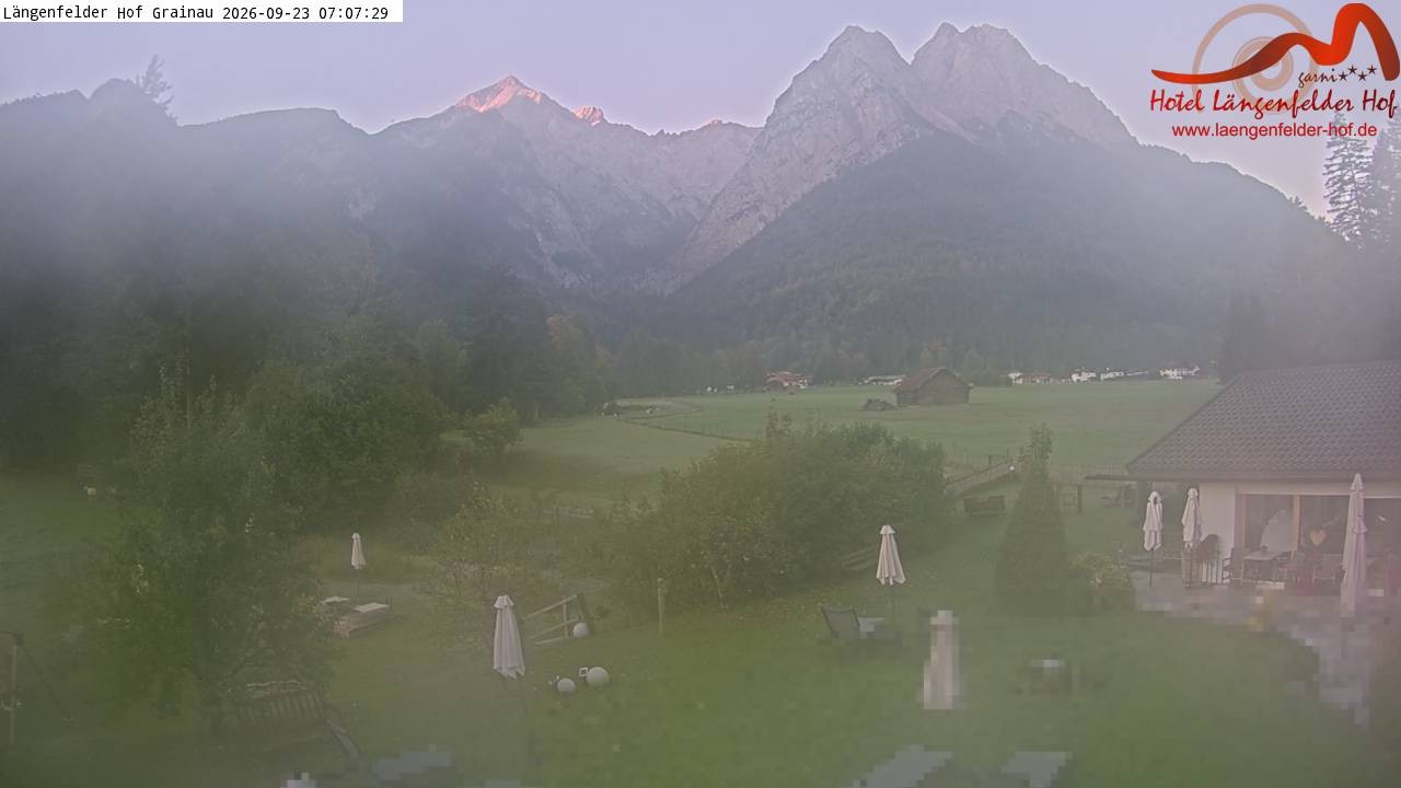 Archiv Foto Webcam Zugspitzdorf Grainau: Längenfelder Hof