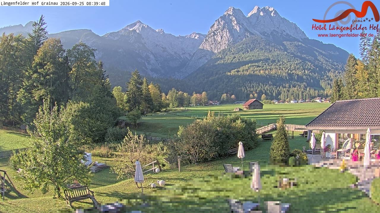 Archiv Foto Webcam Zugspitzdorf Grainau: Längenfelder Hof