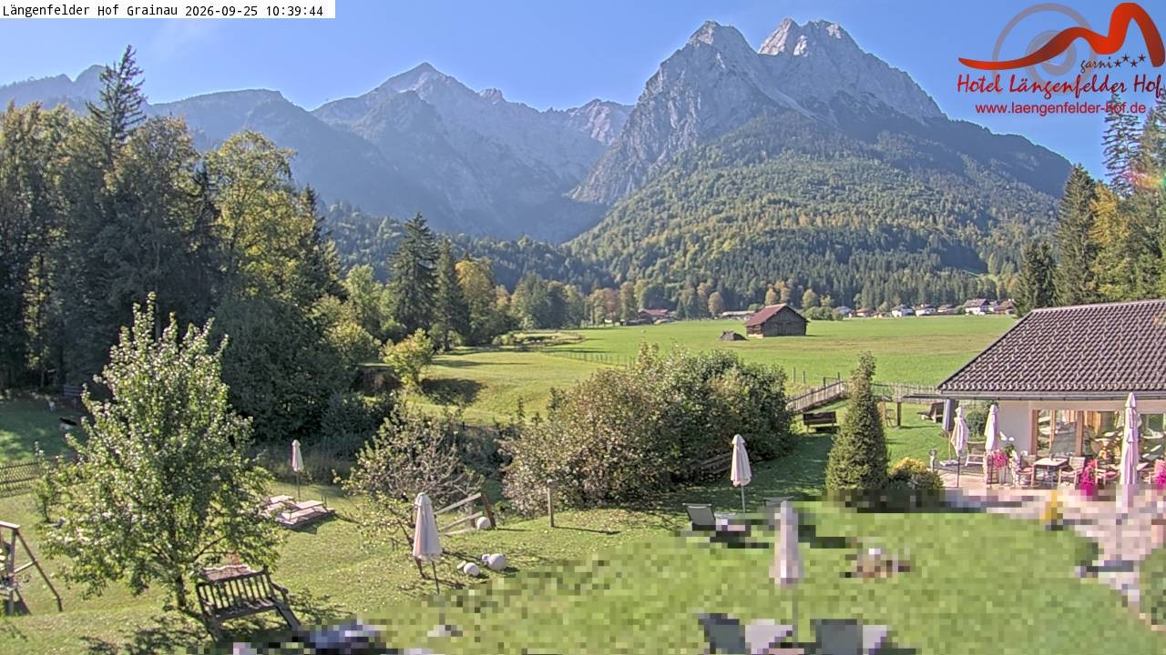 Archiv Foto Webcam Zugspitzdorf Grainau: Längenfelder Hof