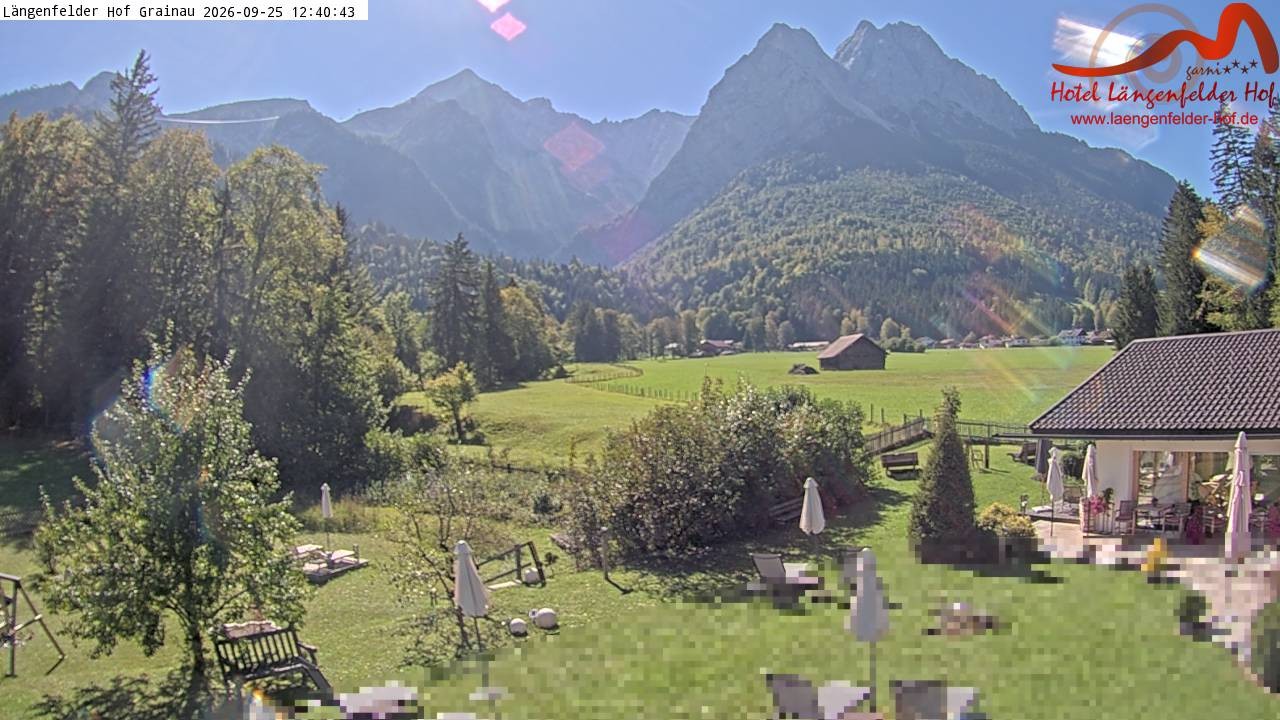 Archiv Foto Webcam Zugspitzdorf Grainau: Längenfelder Hof
