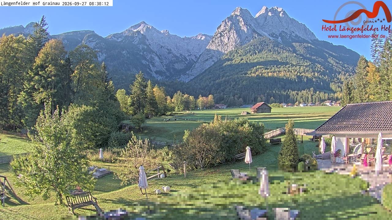 Archiv Foto Webcam Zugspitzdorf Grainau: Längenfelder Hof