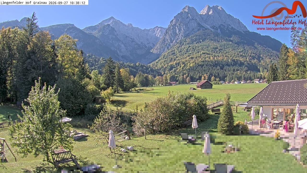 Archiv Foto Webcam Zugspitzdorf Grainau: Längenfelder Hof