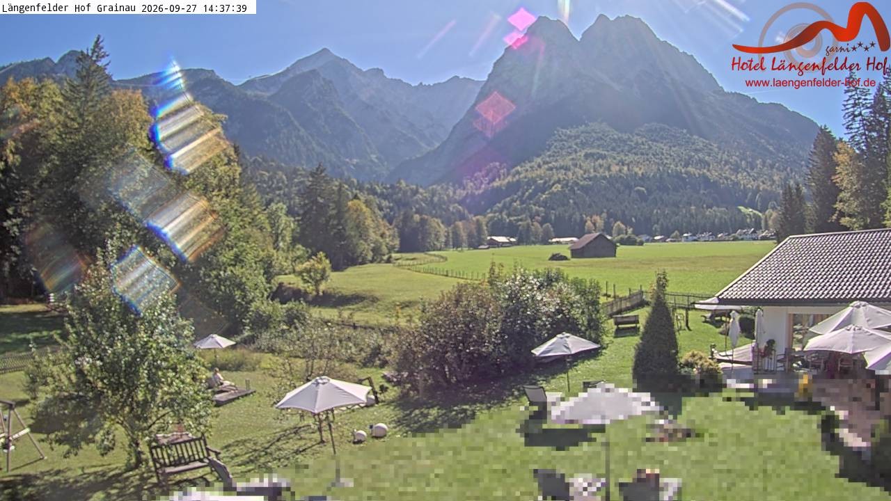 Archiv Foto Webcam Zugspitzdorf Grainau: Längenfelder Hof