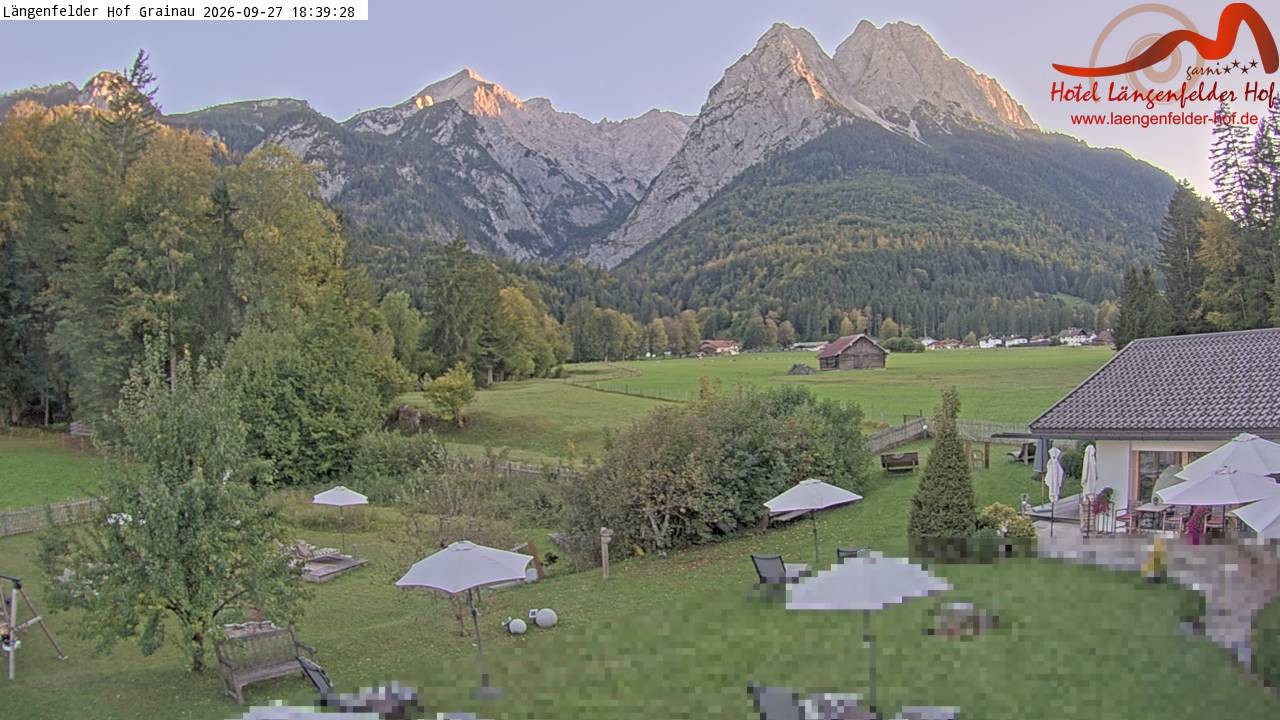 Archiv Foto Webcam Zugspitzdorf Grainau: Längenfelder Hof