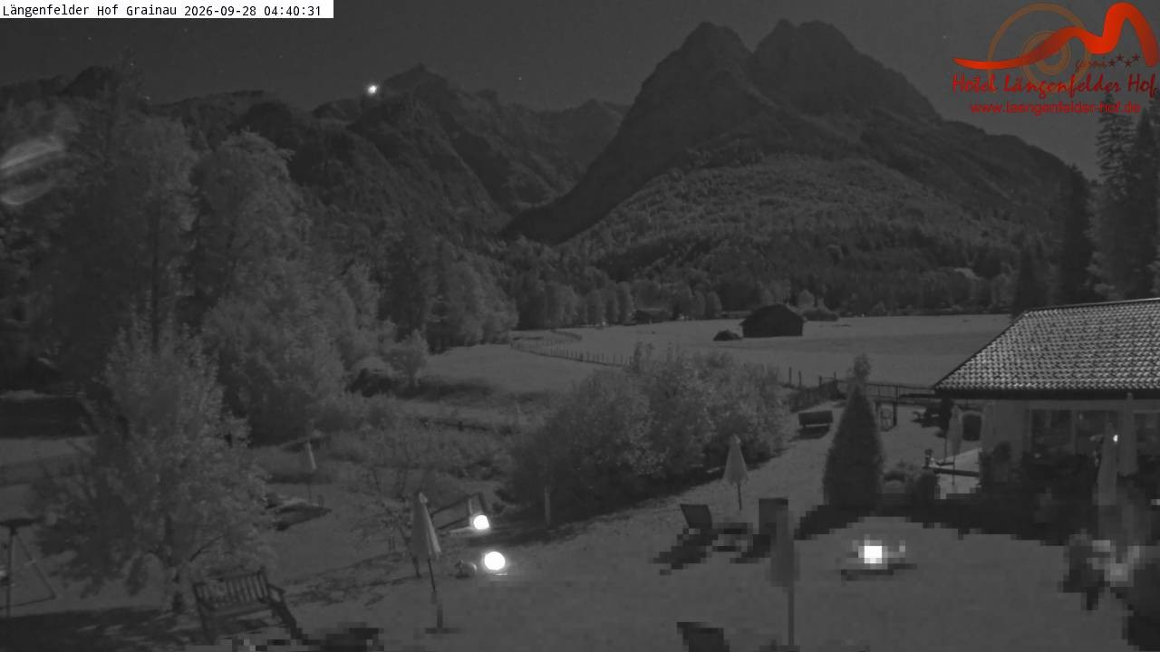 Archived image Grainau - Webcam Hotel Längenfelder Hof