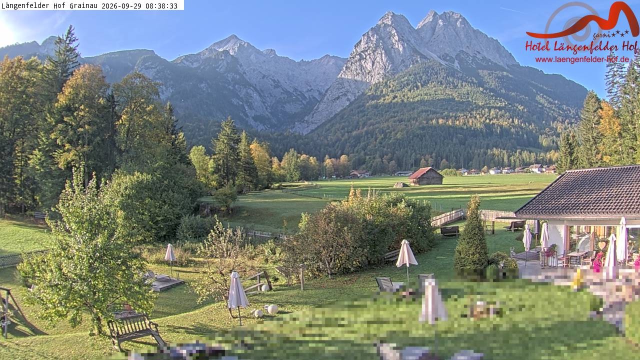 Archiv Foto Webcam Zugspitzdorf Grainau: Längenfelder Hof