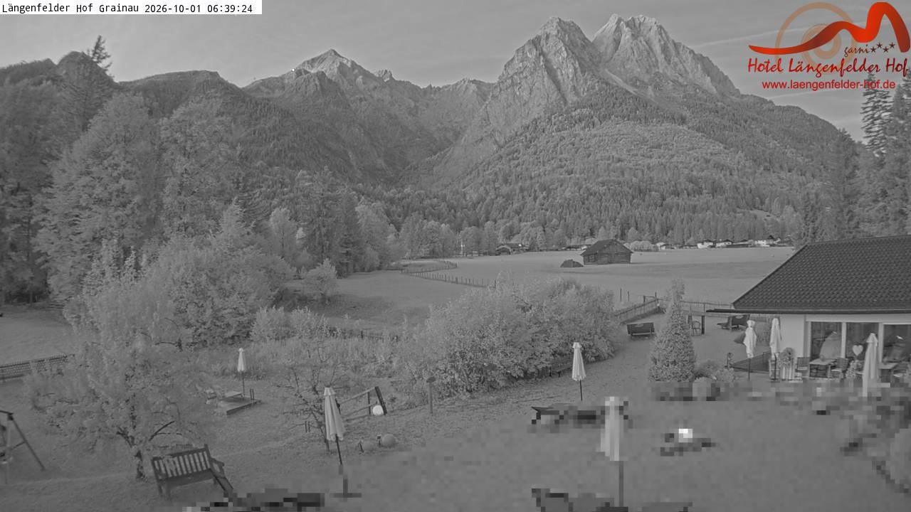 Archiv Foto Webcam Zugspitzdorf Grainau: Längenfelder Hof