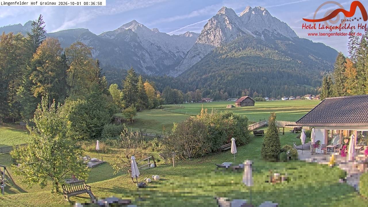 Archiv Foto Webcam Zugspitzdorf Grainau: Längenfelder Hof