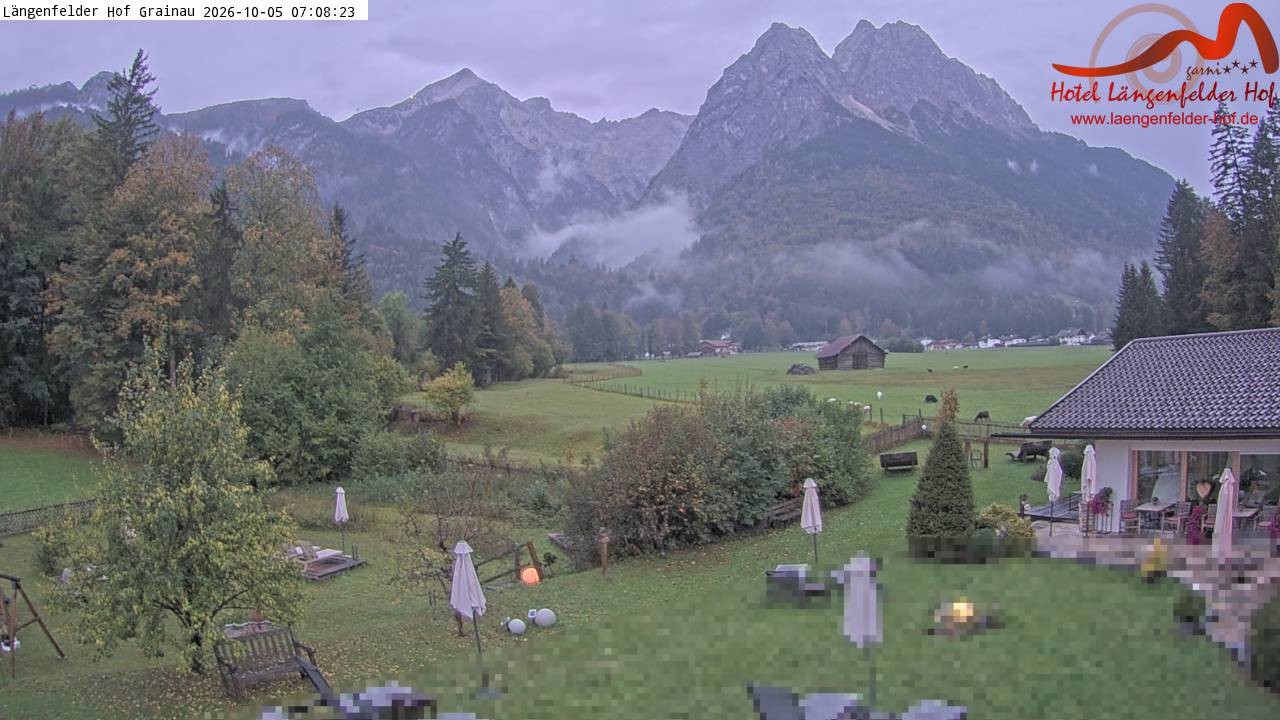 Archiv Foto Webcam Zugspitzdorf Grainau: Längenfelder Hof