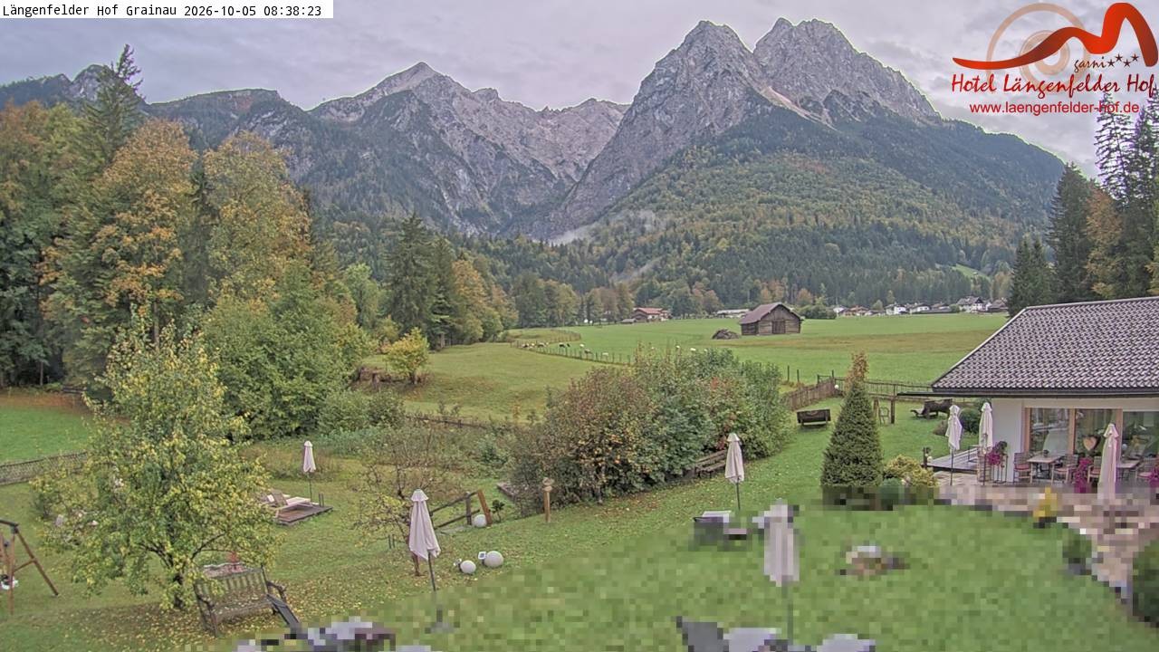 Archiv Foto Webcam Zugspitzdorf Grainau: Längenfelder Hof