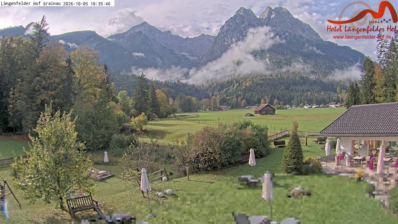 Archiv Foto Webcam Zugspitzdorf Grainau: Längenfelder Hof
