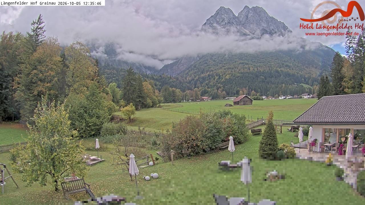 Archiv Foto Webcam Zugspitzdorf Grainau: Längenfelder Hof